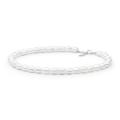 Colier perle naturale baroque si argint DiAmanti BRW712-G